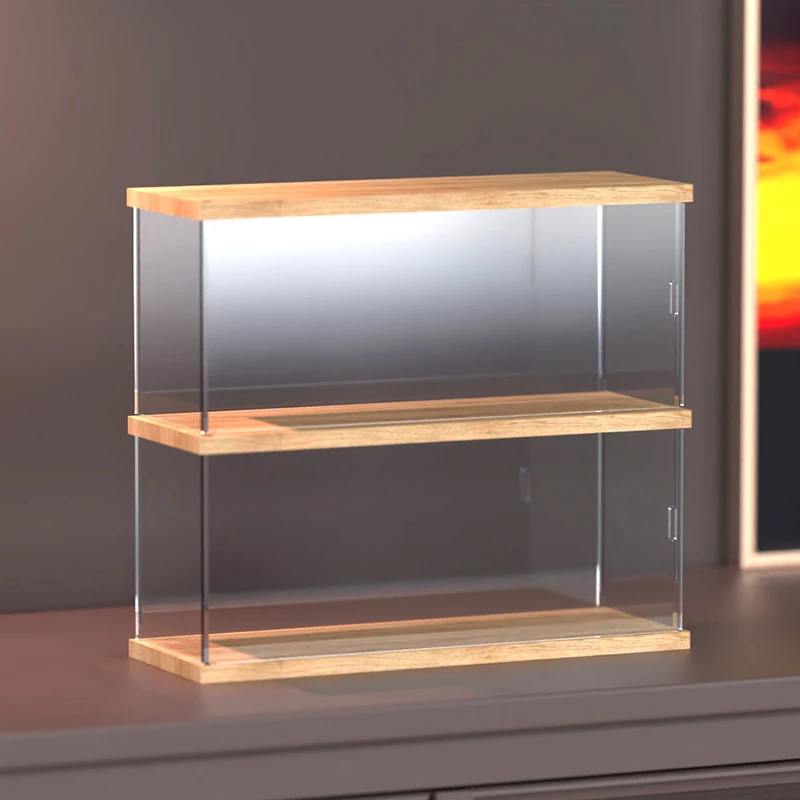 Pop Display Shelf - Ya, kotak pajangan akrilik bening untuk