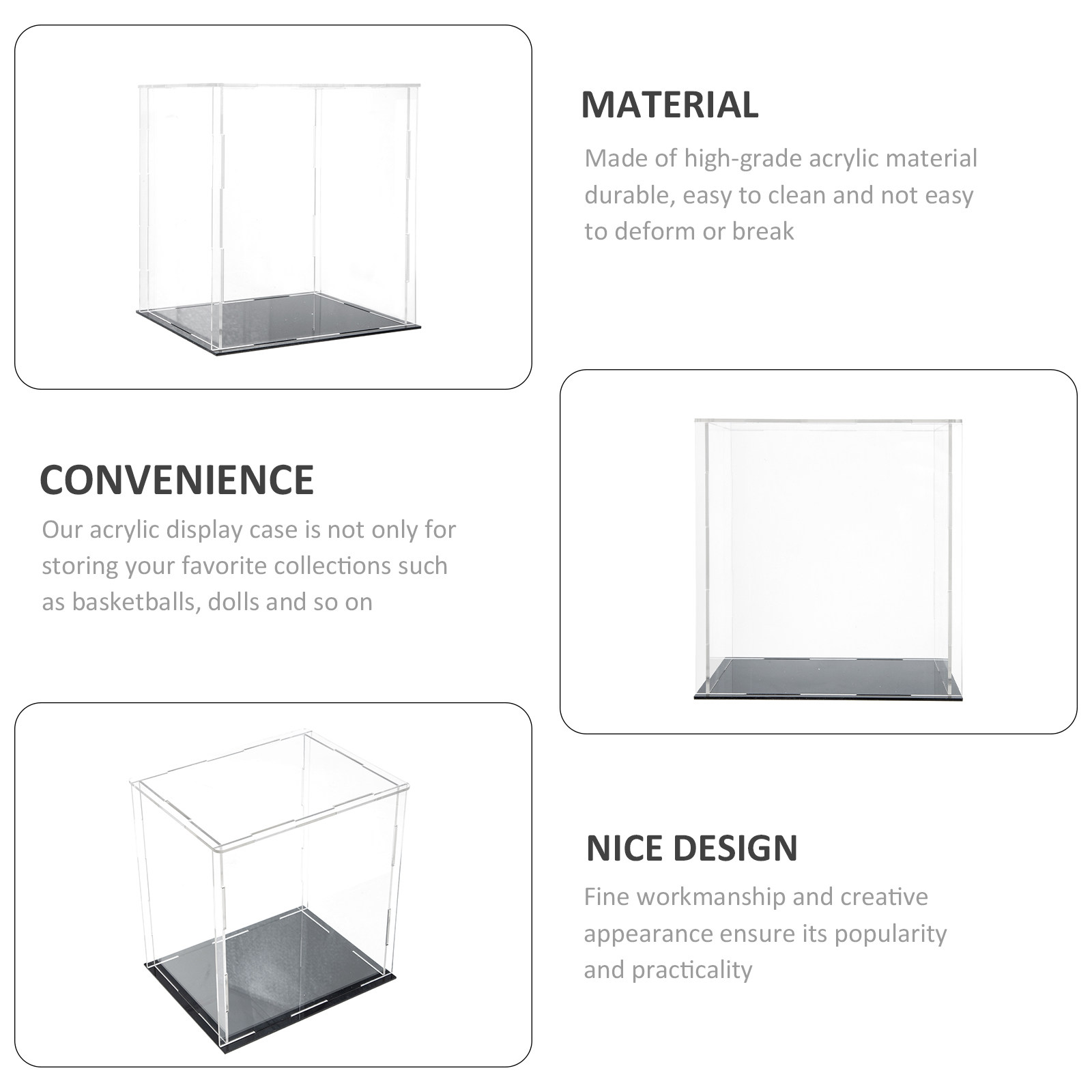 Kotak Penyimpanan Akrilik Tran - Display Case Acrylic ulasan dan harga