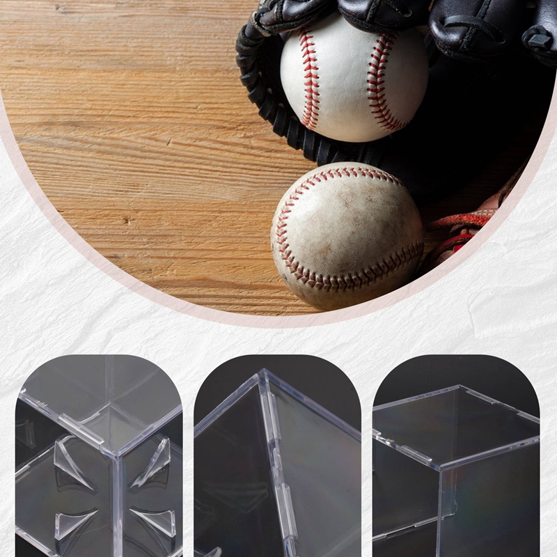 4 Buah Kotak Pajangan Bisbol,  - Display Case Acrylic ulasan dan harga