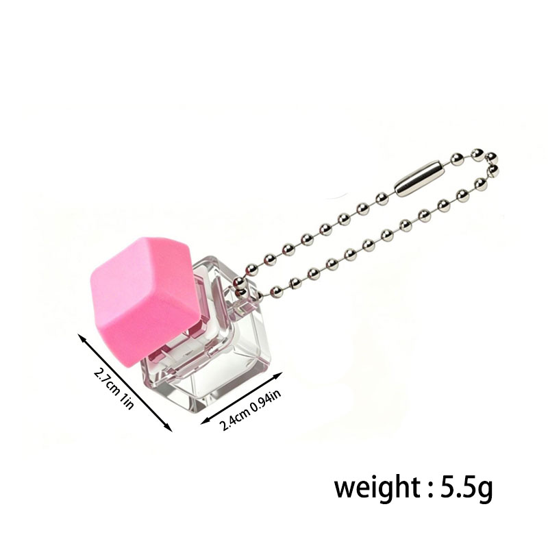 Gantungan kunci berbentuk kubu - Fidget Cube Original ulasan dan harga