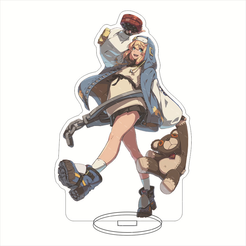 Figur Anime Game 16CM Guilty G - Figma Stand Set ulasan dan harga