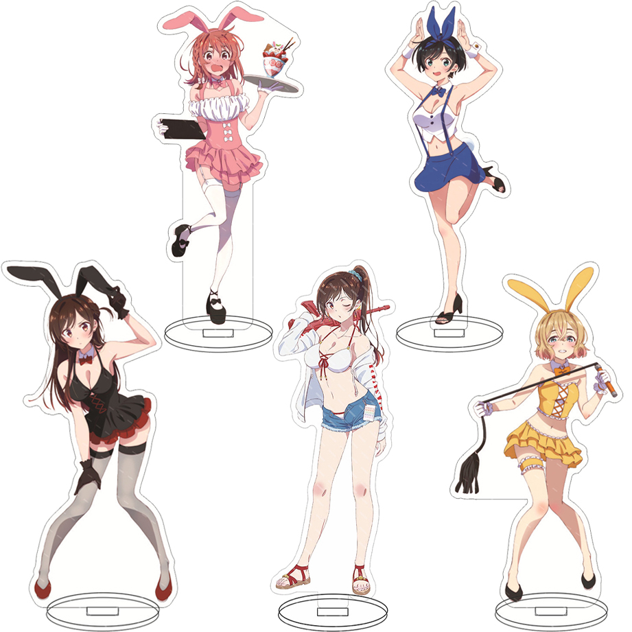 Figur Anime 16CM Rent A Girlfr - Figma Stand Set ulasan dan harga